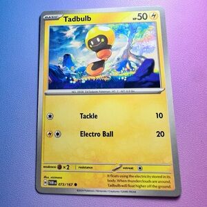 tadbulb - 073/167 (common) — pokemon: twilight masquerade